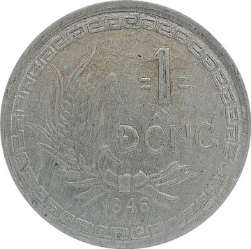 Wietnam 1 dong 1946, KM#3