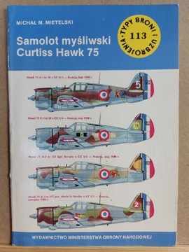 TBiU nr 113 - Samolot myśliwski Curtis Hawk