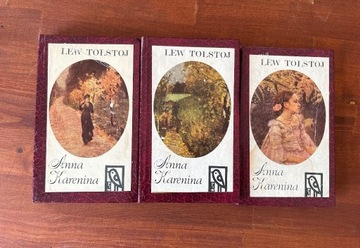 LEW TOLSTOJ ANNA KARENINA tom 1 2 3