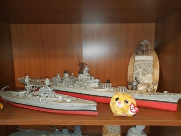 Złożony USS New Jersey 1:350 Tamiya + gratis!