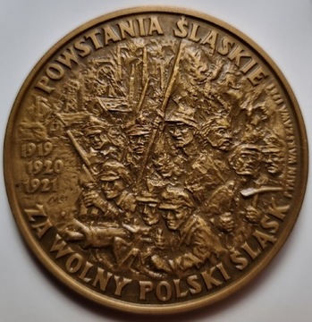 POWSTANIA ŚLĄSKIE - ZA WOLNY POLSKI ŚLĄSK - medal