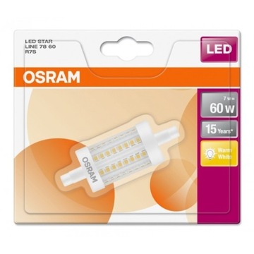 Osram Star Line LED 7 W R7s A++