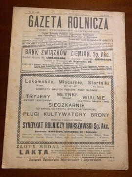 Gazeta Rolnicza  No 31-32. 1932 r