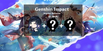 Genshin Impact Konto EU AR 10 Yelan 2x Losowa 5*