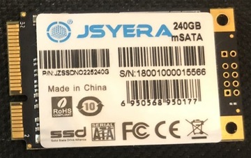 Dysk SSD MSATA 240 GB