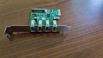 Kontroler karta 4x USB 3.0 PCIe