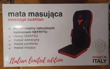 Mata Masująca z kamieniami Nefrytu