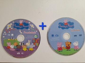 Świnka Peppa Płyta DVD Przedszkole + Lis Freddy