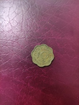 Się Lanka 10 centów 1951
