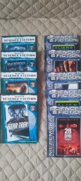 Kilka filmów DVD SF