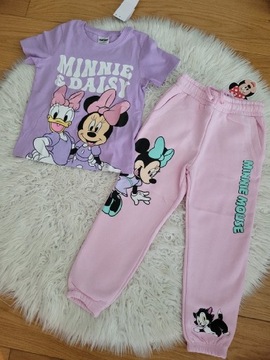 Tshirt spodnie dresowe Disney Minnie 116 5-6 