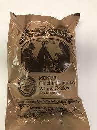 USA MRE Menu 5: CHIKEN CHUNKS, WHITE, COOKED