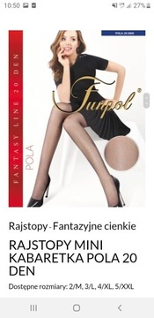 Rajstopy damskie 20 den Fun-pol