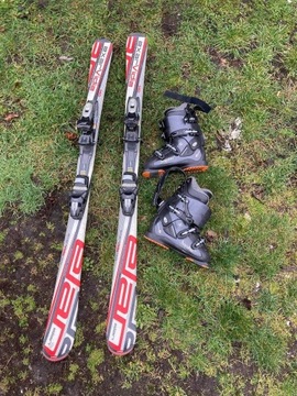 Narty + buty narciarskie Elan exar 140cm 