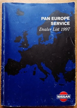 Nissan Pan Europe Service Dealer List 1997