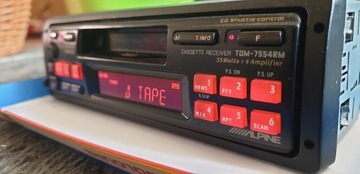 Alpine TDM-7554RM kaseta wyjście zmieniarka