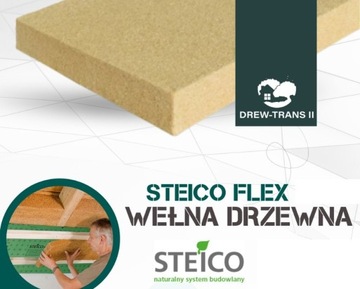 Wełna drzewna Steico Flex Mata z włókna drzewnego