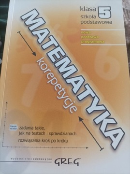 Matematyka korepetycje klasa 5