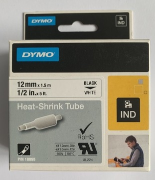 DYMO Heat-Shrink Tube 12mmx1,5m termokurczliwa