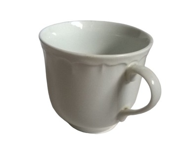 Filiżanka do kawy herbaty 225ml PRL Bogucice biała