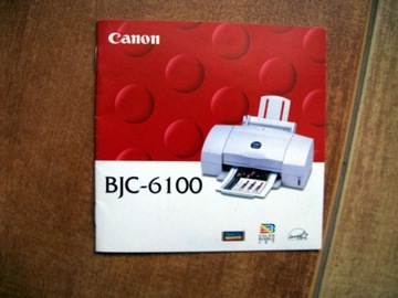 Instrukcja książeczka Canon BJC-6100 LPT USB 1999r