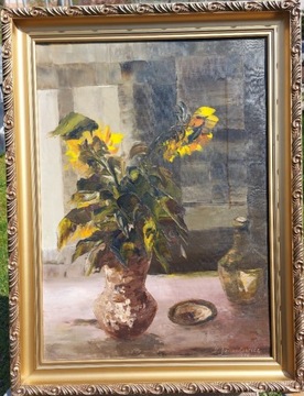 Obraz olejny "Słoneczniki"