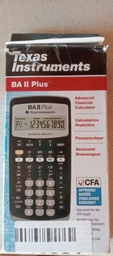 Kalkulator finansowy Texas Instruments