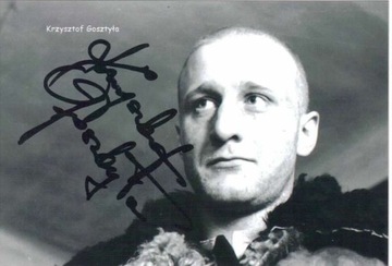 Krzysztof Gosztyła - autograf