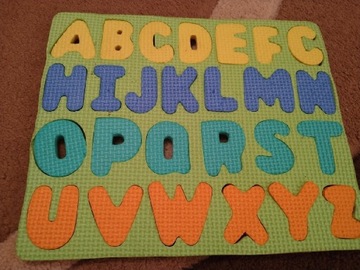 Puzzle piankowe alfabet