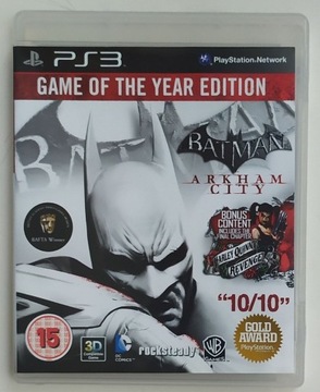 Batman Arkham City GOTY PS3 Playstation 3 Kraków