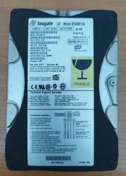 Dysk HDD SEAGATE ST340810A 40GB