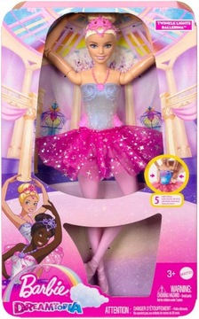 Barbie Dreamtopia Baletnica Magiczne światełka HLC25