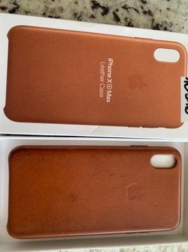 etui Leathe Case do iPhone XS Max brązowy