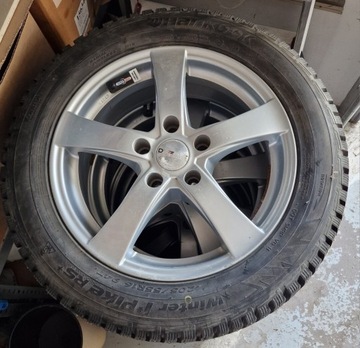 Opony zimowe z kolcami+felgi alu 205/55R16 Hankook