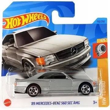 89 mercedes-benz 560 sec amg hot wheels