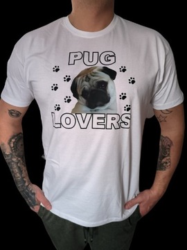 Koszulka mops pug T-shirt 