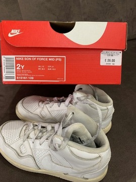 BUTY NIKE BIAŁE SKÓRA W ORYGINALNYM PUDEŁKU