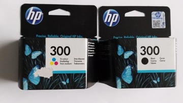 HP 300 czarny+kolor oryginalne nieregenerowane