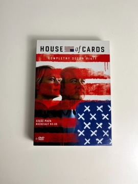 Film House of Cards DVD sezon piąty jak nowy