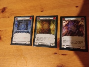 Amulet of Ice/Earth/Lightning - PROMO FOIL