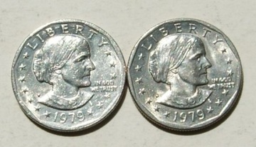 1 dolar 1979 Susan Anthony P i D  Stan!!