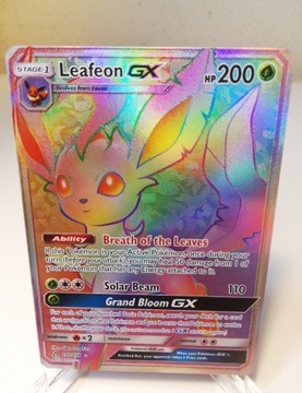 Karta Pokemon Leafeon GX 157/156 (Ultra Prism)