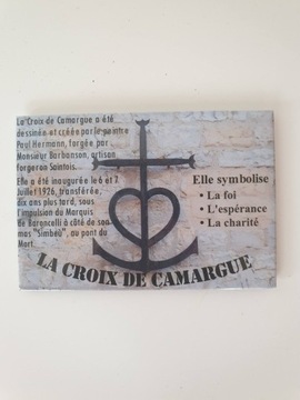 Francja magnes na lodówkę Camargue krzyż Prowansja