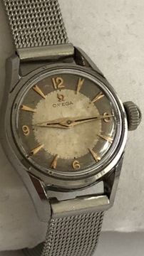 Omega Art Deco zegarek damski nakręcany, II Wojna?