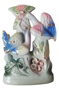 Figurka wazonik ptaki porcelana