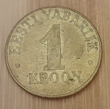 Krona estońska 1, 10 centów Estonia Tallin 