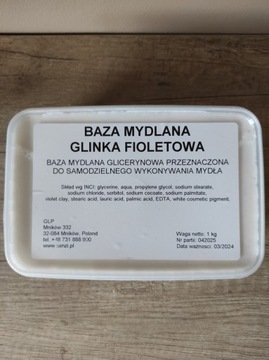 Pakiet - bazy mydlane z glinką ok.3kg