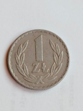 Moneta, 1 ZŁ PRL  Z 1974 r.