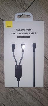 Kabel Baseus 2 w 1 USB-C Szybkie ładowanie 