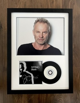 STING - duets - oryginalny autograf + certyfikat